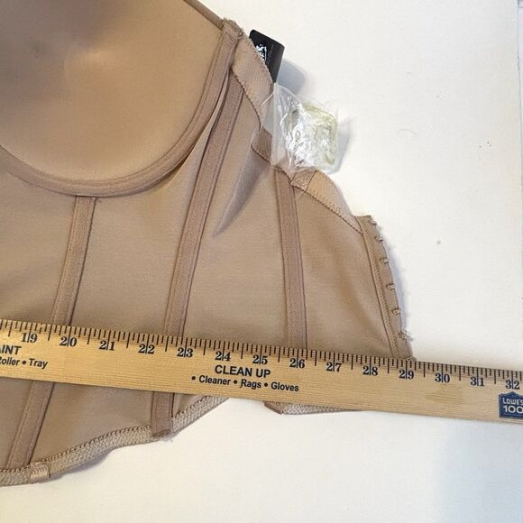 Va Bien 36E Nude Ultra Lift Hourglass Bustier With Optional Straps Low Back - Picture 8 of 12